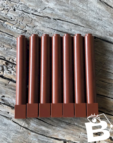 Pièces/accessoires Lego piliers marrons