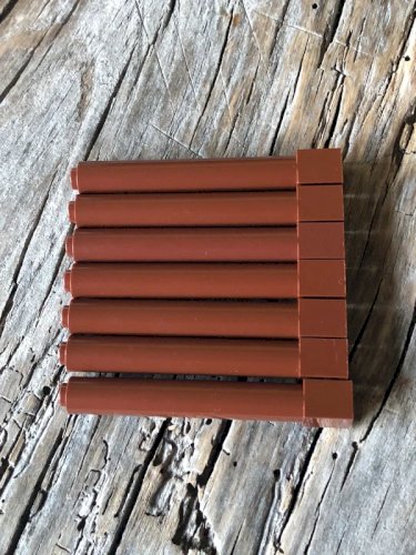 Pièces/accessoires Lego piliers marrons
