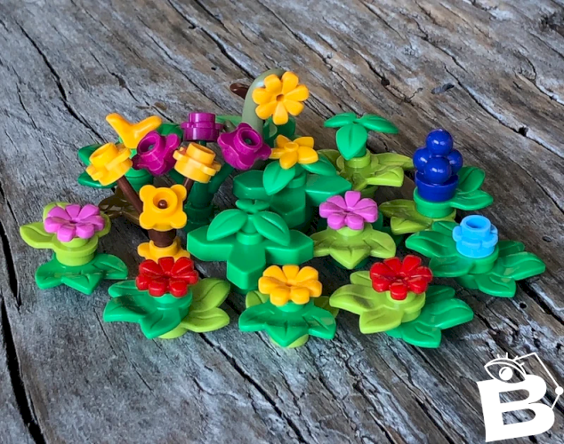 Pièces/accessoires Lego théme jardin et fleurs