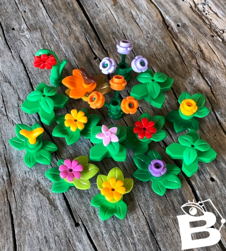 Pièces/accessoires Lego théme jardin et fleurs
