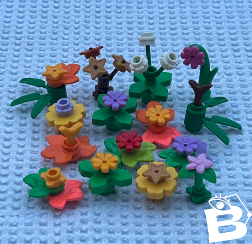 Pièces/accessoires Lego thèmes fleurs et jardin