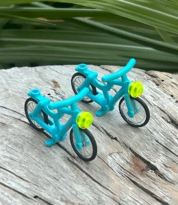 Lego blue bike parts/accessories