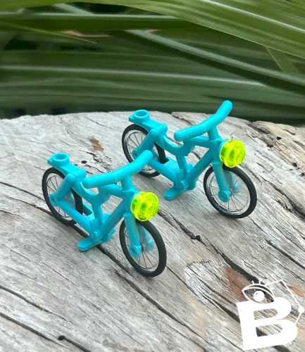 Pièces/accessoires Lego vélos bleus