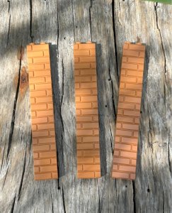 Brown Lego pieces/accessories