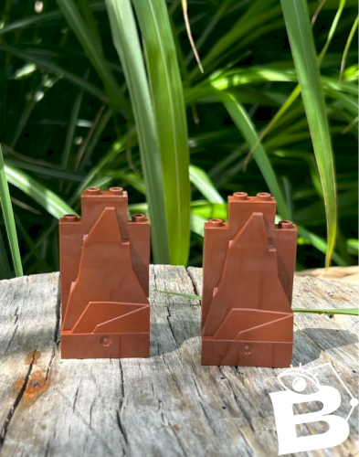 Pièces/accessoires marrons Lego