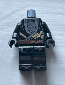 Lego torso and leg pieces/accessories