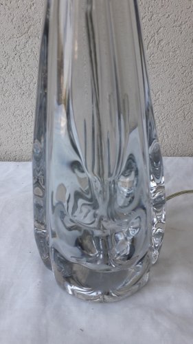 Pied de lampe cristal