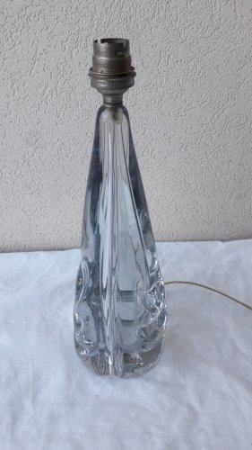 Pied de lampe cristal