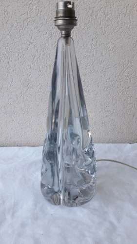 Pied de lampe cristal