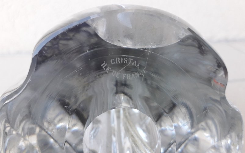 Pied de lampe cristal