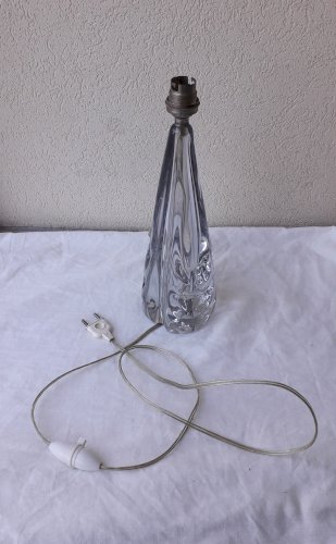 Pied de lampe cristal