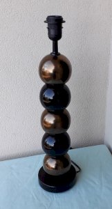 Pied de lampe en céramique 