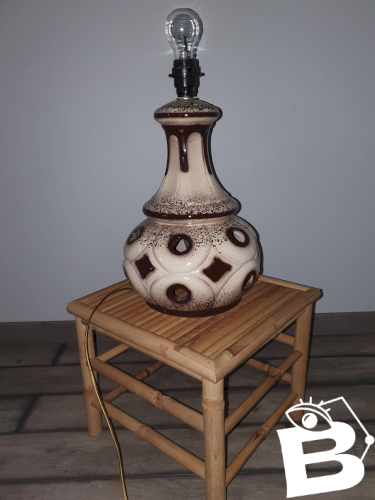 Pied de lampe en céramique