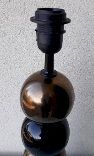 Pied de lampe en céramique 