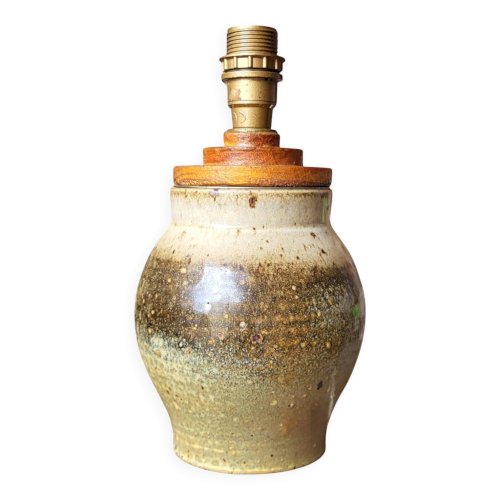Pied de lampe en grès Bodin