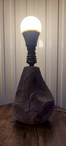 Pied de Lampe “Herbier” années 70 (Hérault)