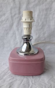 Pied de lampe rose