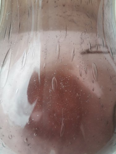 Pied de lampe verre soufflé