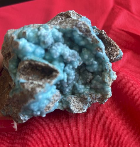 Pierre Hémimorphite bleu turquoise 