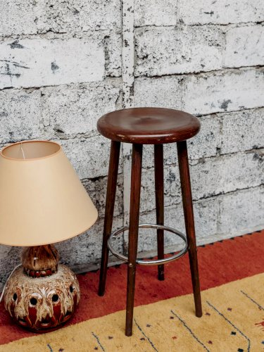 Pierre, le tabouret de bar en bois N°6