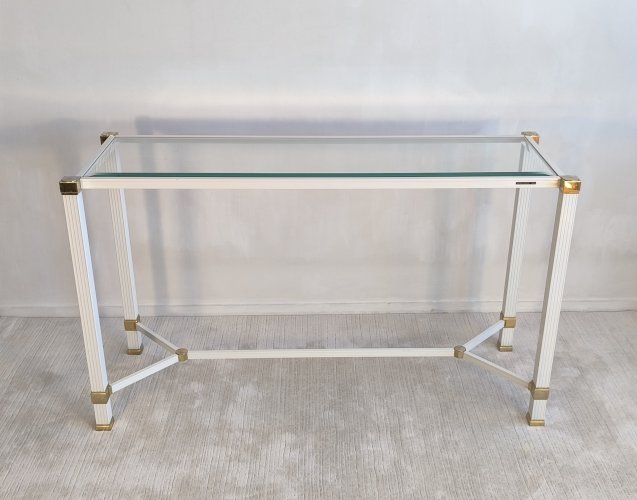 ?✨ Pierre Vandel Paris - Iconique console à entretoise signée Pierre Vandel Paris ✨?