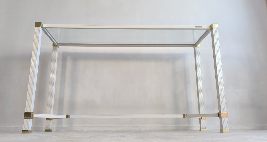 ?✨ Pierre Vandel Paris - Iconique console à entretoise signée Pierre Vandel Paris ✨?