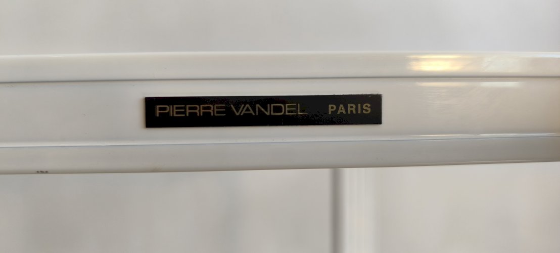 ?✨ Pierre Vandel Paris - Iconique console à entretoise signée Pierre Vandel Paris ✨?