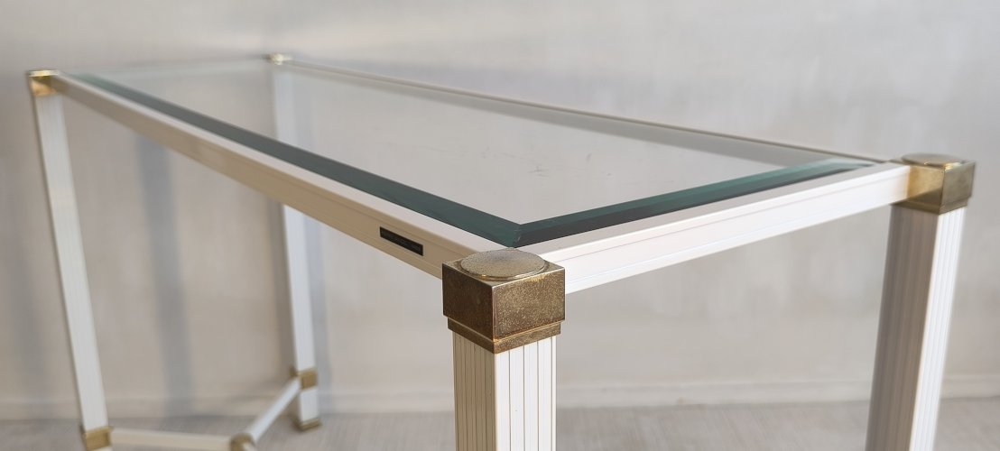 ?✨ Pierre Vandel Paris - Iconique console à entretoise signée Pierre Vandel Paris ✨?
