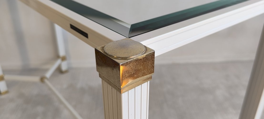 ?✨ Pierre Vandel Paris - Iconique console à entretoise signée Pierre Vandel Paris ✨?