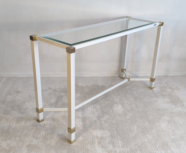 ?✨ Pierre Vandel Paris - Iconique console à entretoise signée Pierre Vandel Paris ✨?