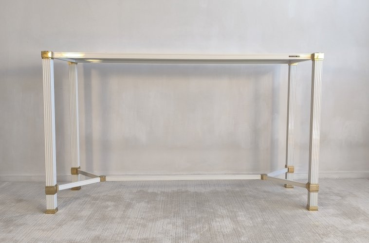 ?✨ Pierre Vandel Paris - Iconique console à entretoise signée Pierre Vandel Paris ✨?