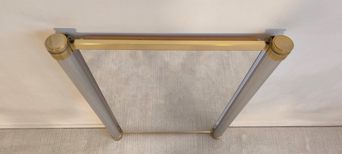 ? Pierre Vandel Paris - Très beau et rare grand miroir design 1970’s signé Pierre Vandel Paris 