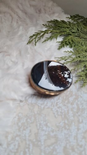 Pilulier ancienne en Agate 19 ème