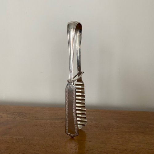 Pince à asperges en argent poinçon Minerve XIXe M3758