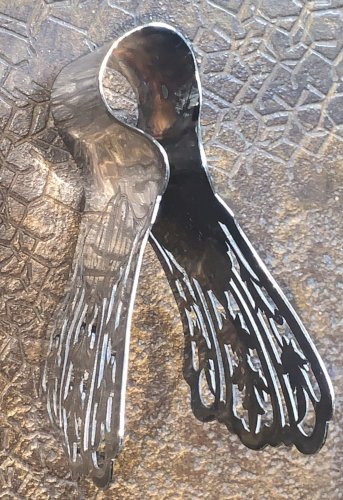 Pince à asperges poinçon Cailard Bayard metal argenté 1900's