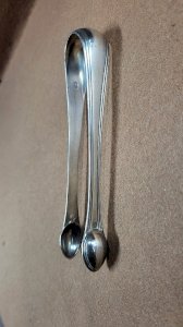 PINCE A SUCRE EN ARGENT MASSIF POINCON VIEILLARD DE 31,35 GRAMMES