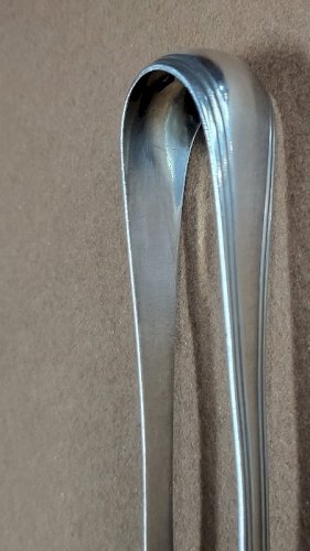 PINCE A SUCRE EN ARGENT MASSIF POINCON VIEILLARD DE 31,35 GRAMMES