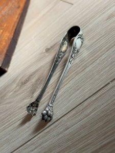 Pince à sucre métal argenté