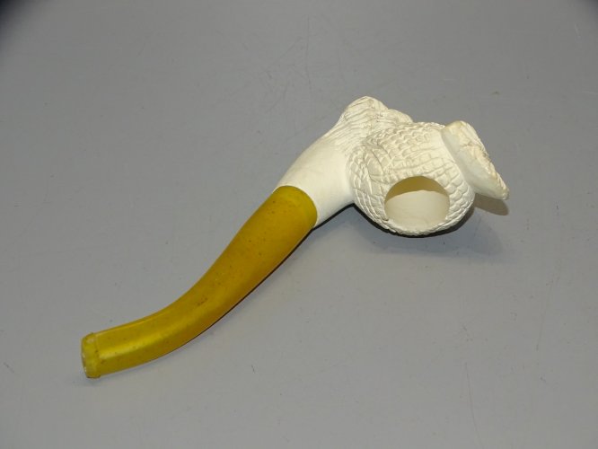 - PIPE ECUME DE MER TETE DE SULTAN HOMME AU TURBAN MEERSCHAUM ? COLLECTION   D