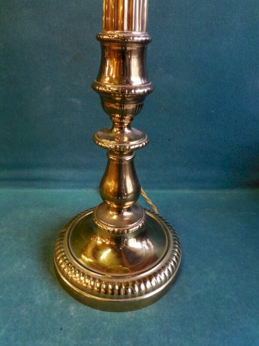 PIQUE CIERGE MONTE EN LAMPE BOUGEOIR EN LAITON N°2