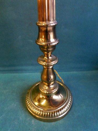 PIQUE CIERGE MONTE EN LAMPE BOUGEOIR EN LAITON N°2