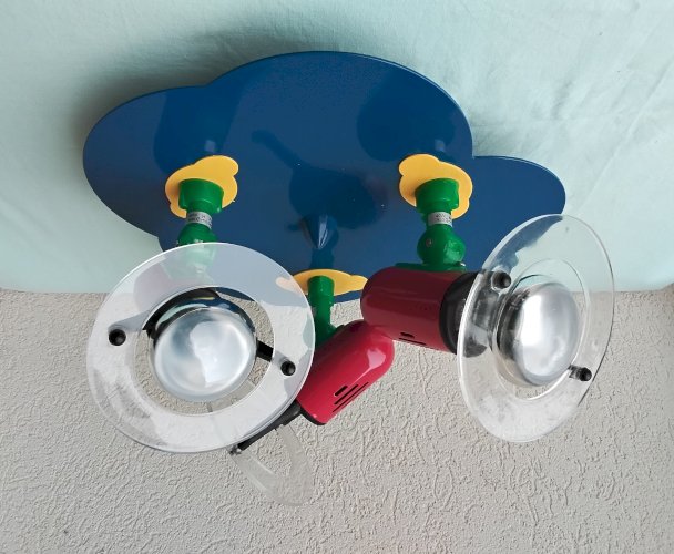 Plafonnier à 3 spots orientables