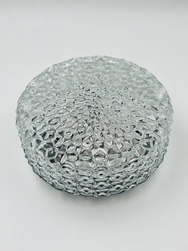 Plafonnier applique en verre pointe de diamant vintage RZB
