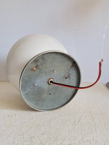 Plafonnier Boule en verre opalin