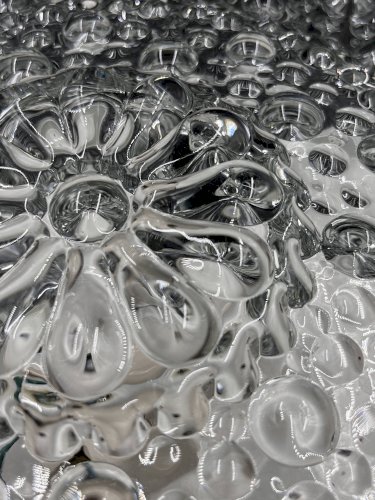 Plafonnier en verre Helena Tynell pour Limburg