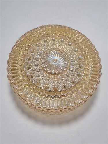 Plafonnier en verre irisé