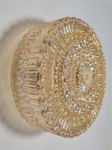 Plafonnier en verre irisé