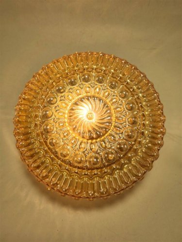 Plafonnier en verre irisé