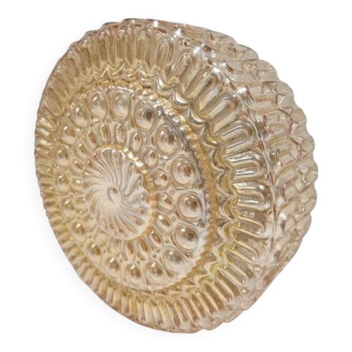 Plafonnier en verre irisé