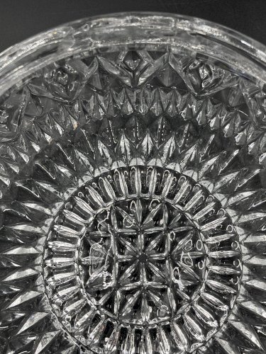 Plafonnier en verre relief